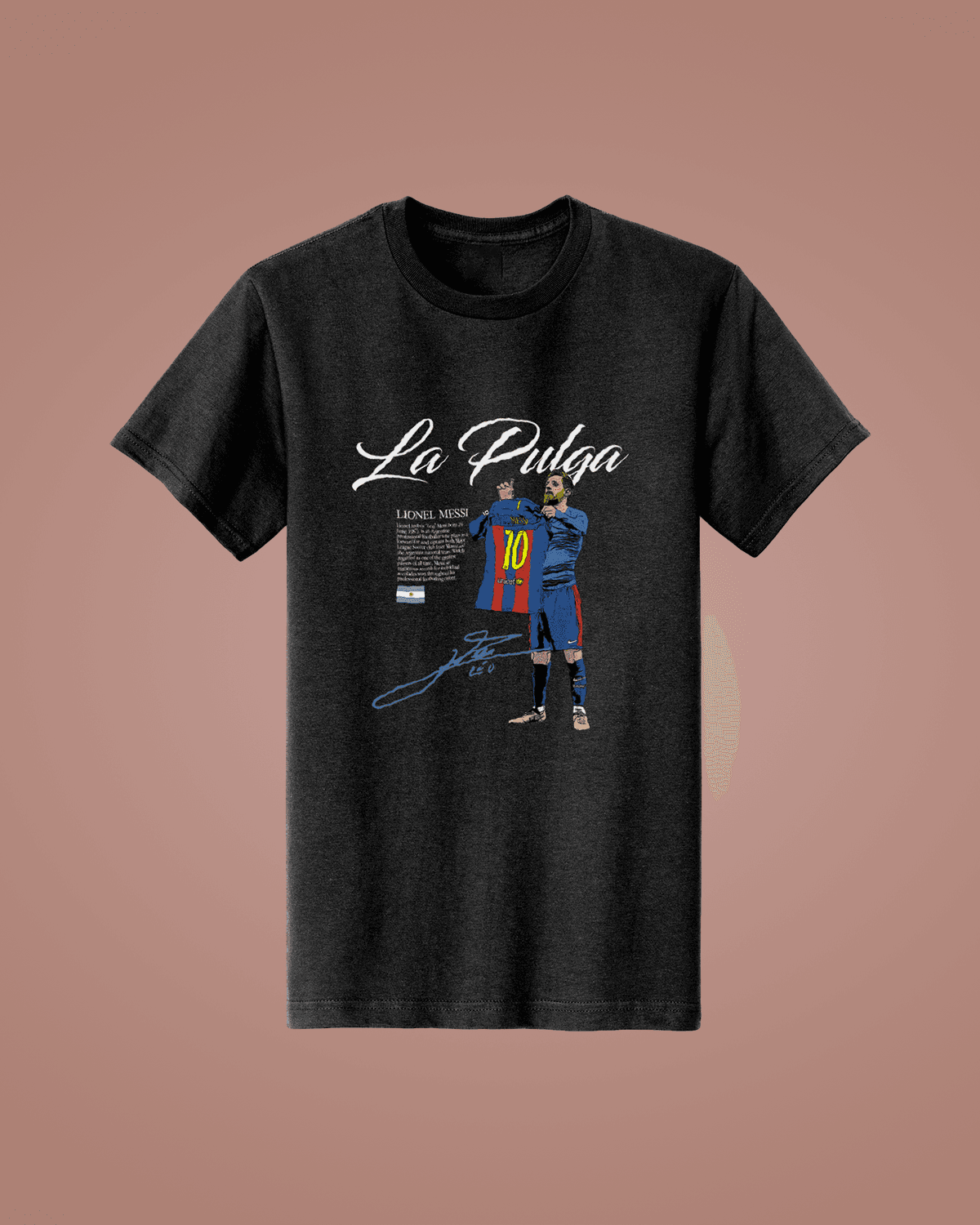 Messi-ის მაისური გრაფიკული პრინტით