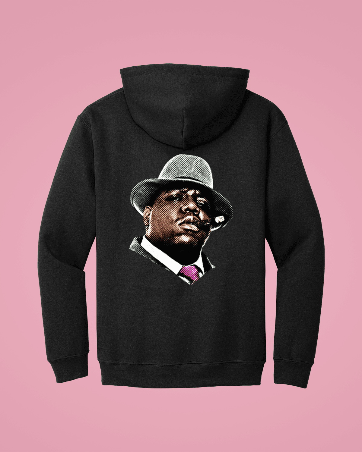 Biggie-ის ჰუდი გრაფიკული პრინტით