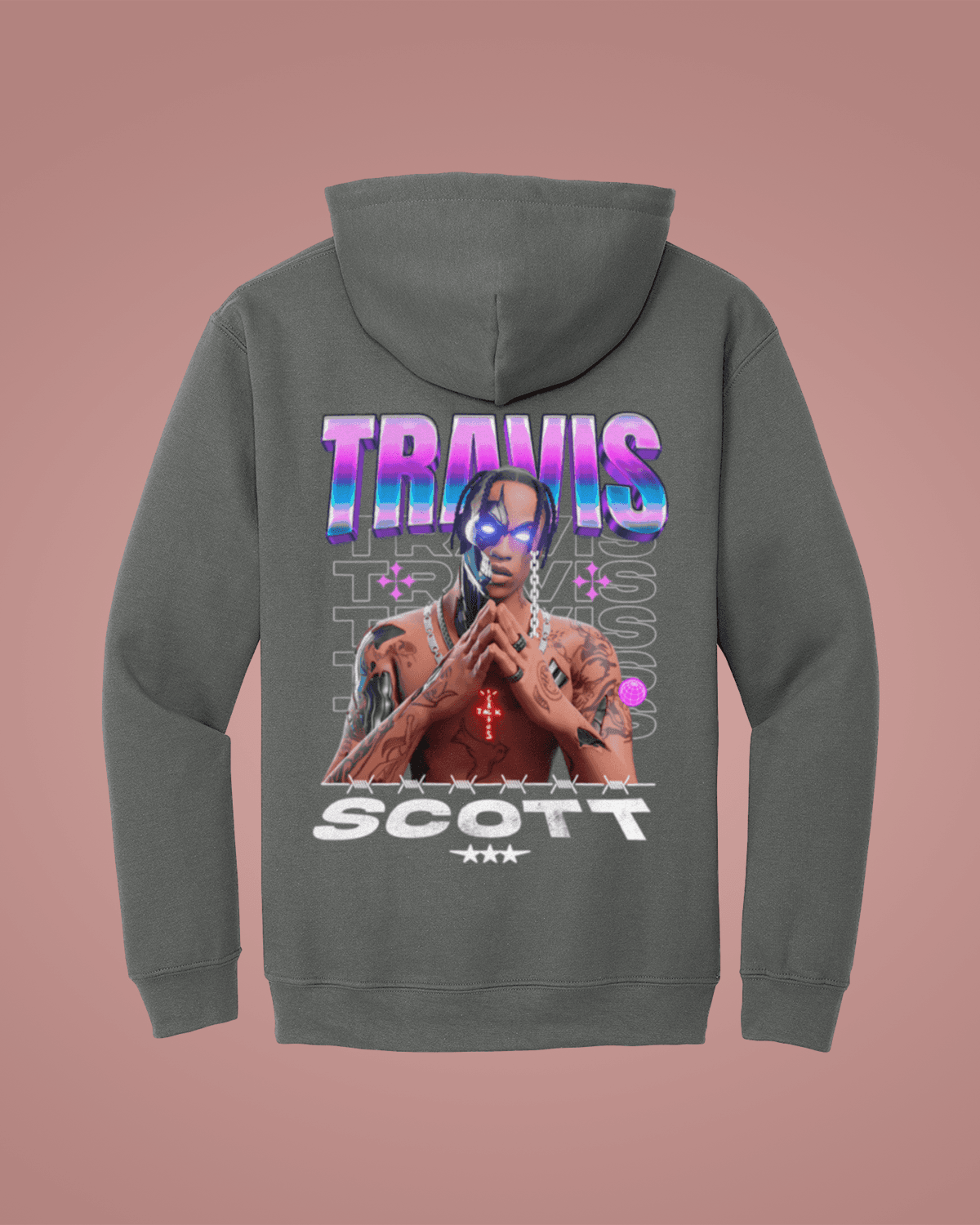 Travis Scott-ის ჰუდი გრაფიკული პრინტით