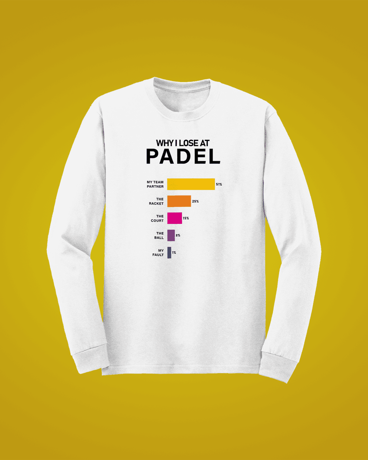 Padel Vol.2-ის გრძელმკლავიანი მაისური გრაფიკული პრინტით