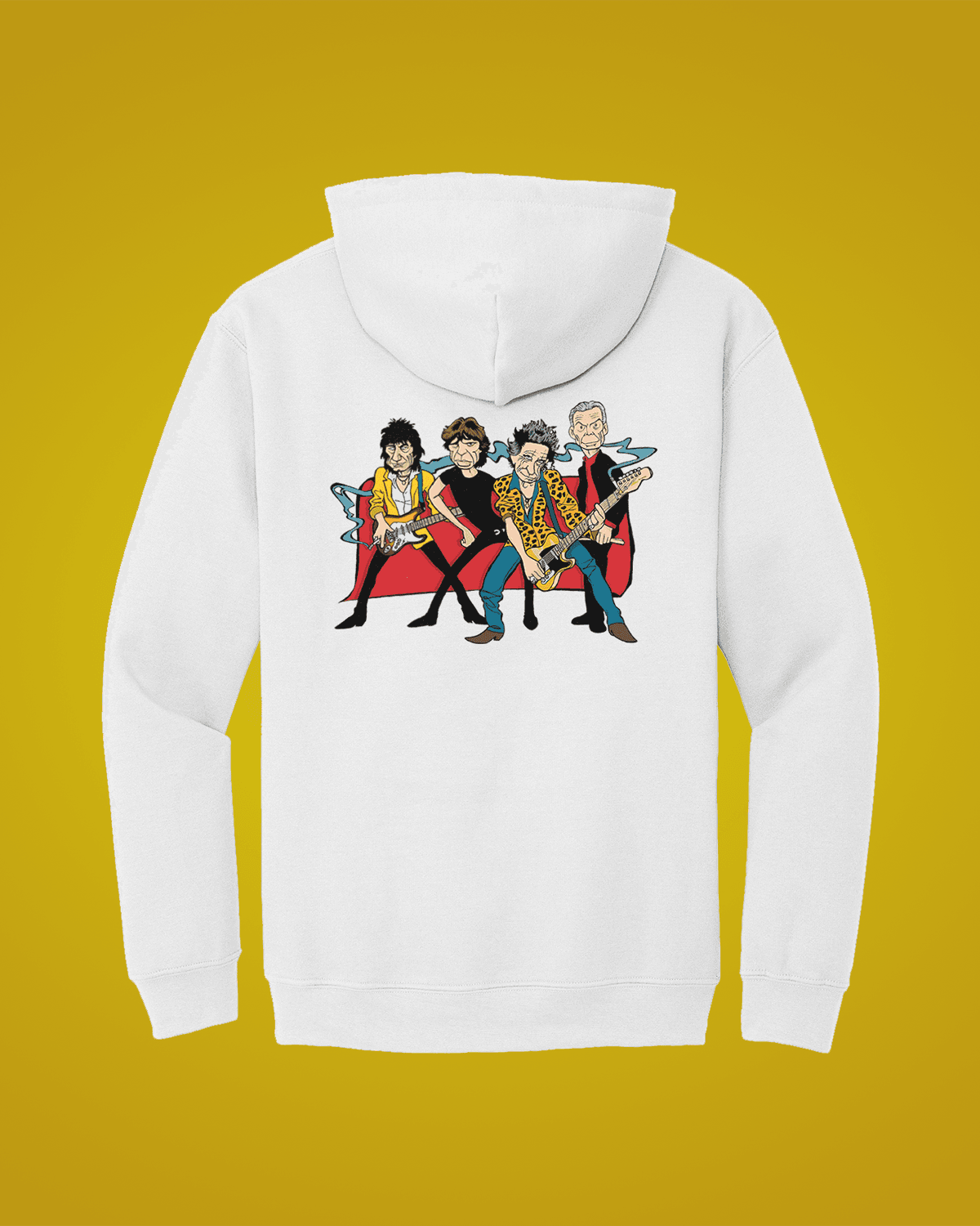 Rolling Stones-ის ჰუდი გრაფიკული პრინტით