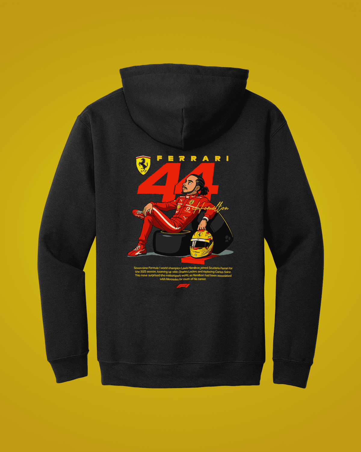 Lewis-ის ჰუდი გრაფიკული პრინტით