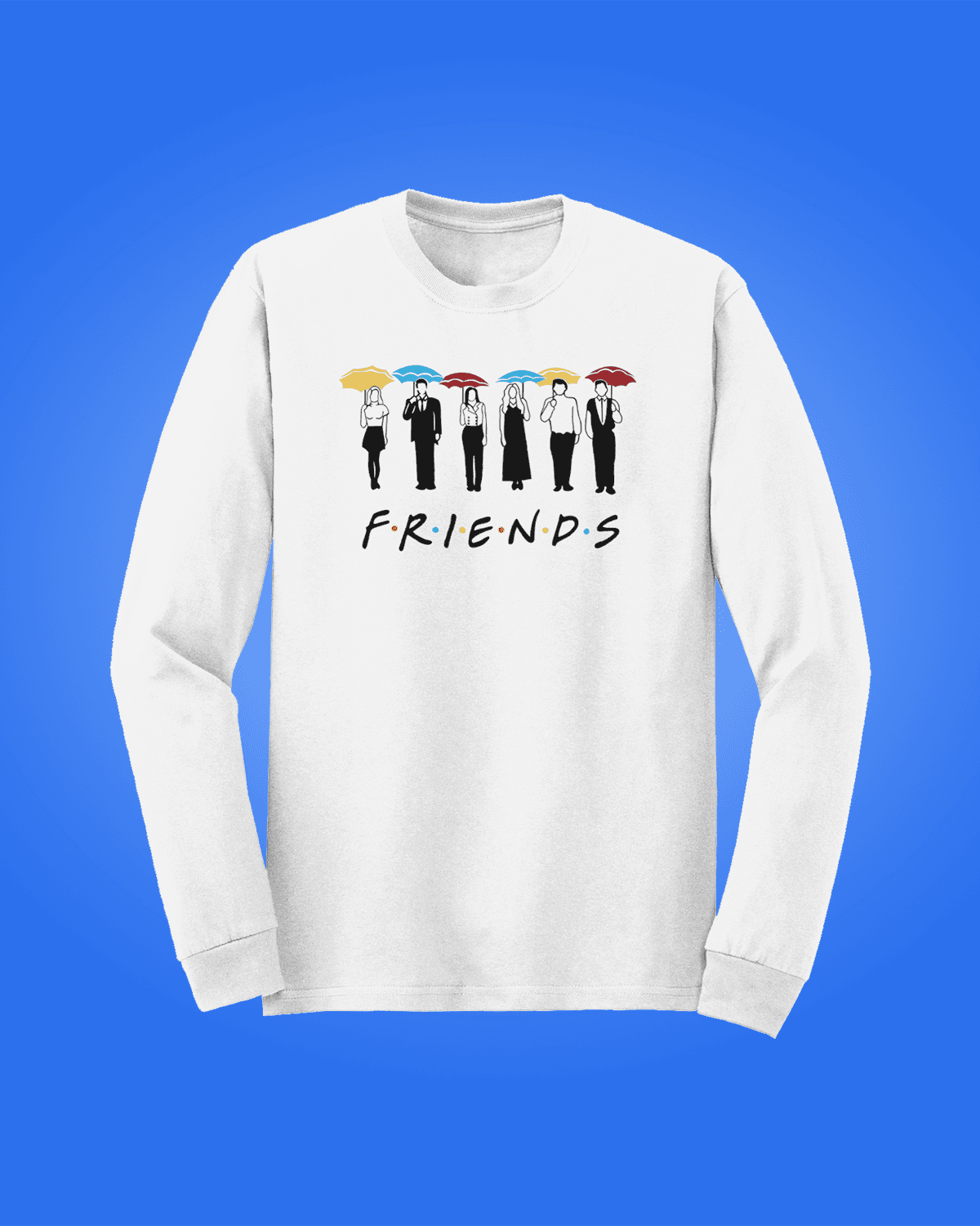 Friends-ის გრძელმკლავიანი მაისური გრაფიკული პრინტით