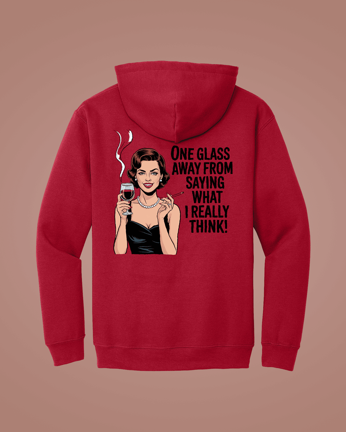 What I Really Think-ის ჰუდი გრაფიკული პრინტით