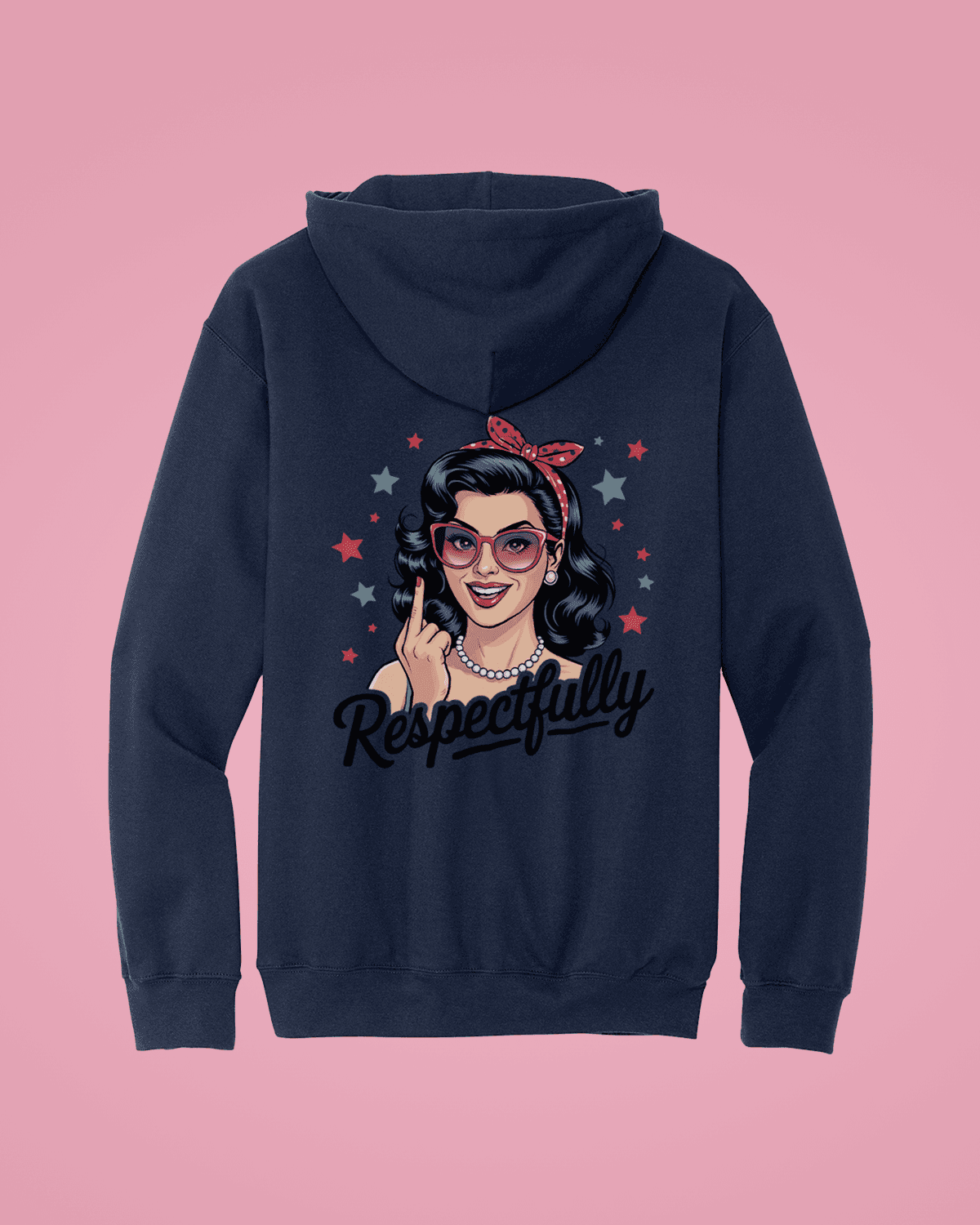 Respectful Woman-ის ჰუდი გრაფიკული პრინტით