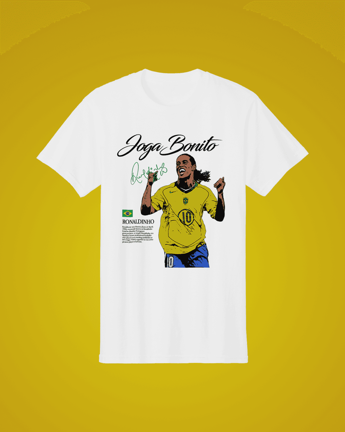 Ronaldinho-ს მაისური გრაფიკული პრინტით