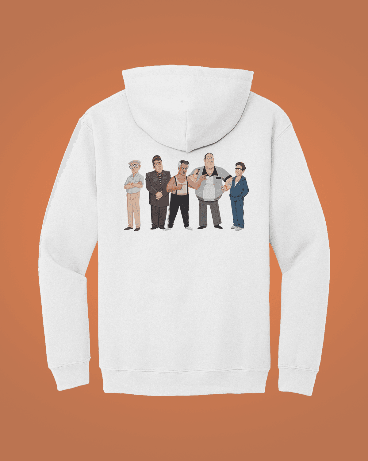 The Sopranos-ის ჰუდი გრაფიკული პრინტით