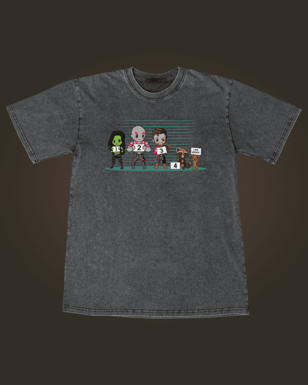 Guardians of the Galaxy-ის მაისური გრაფიკული პრინტით