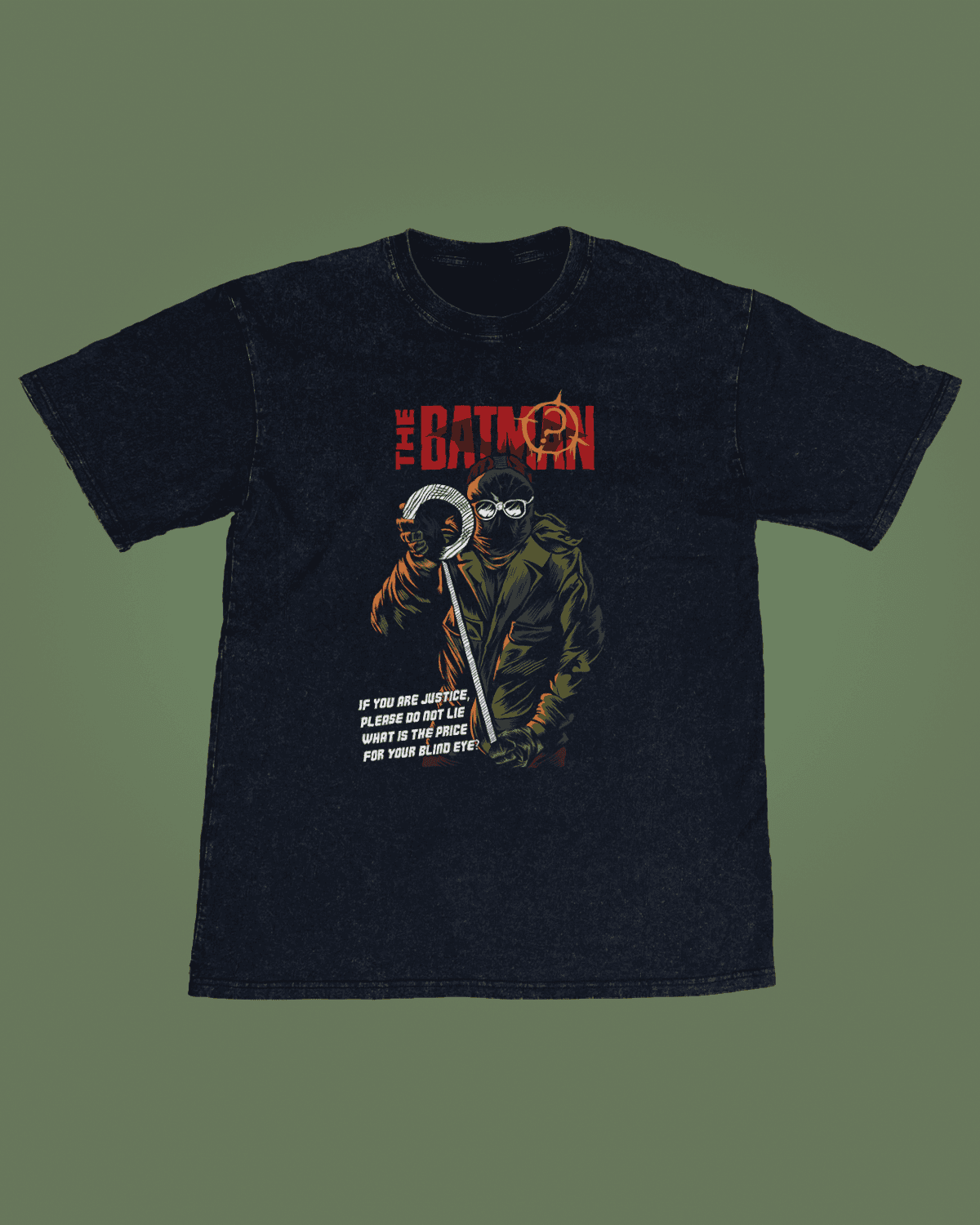 The Batman-ის მაისური გრაფიკული პრინტით