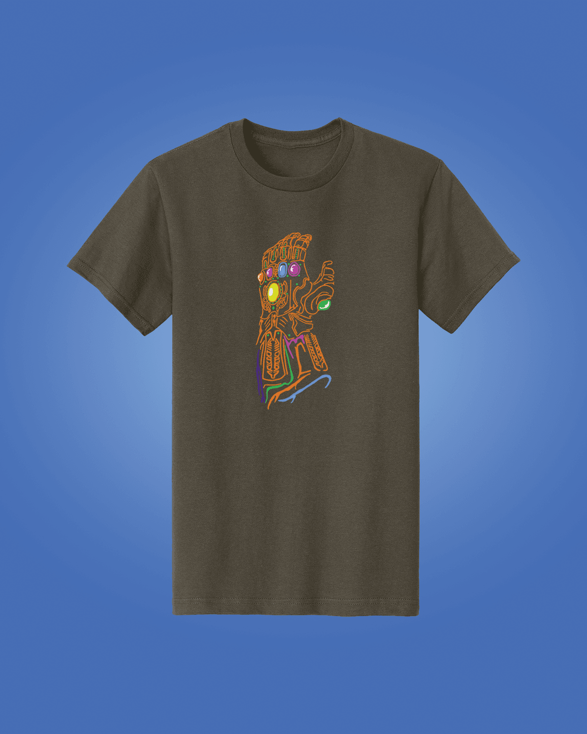 Thanos-ის ჰუდი გრაფიკული პრინტით