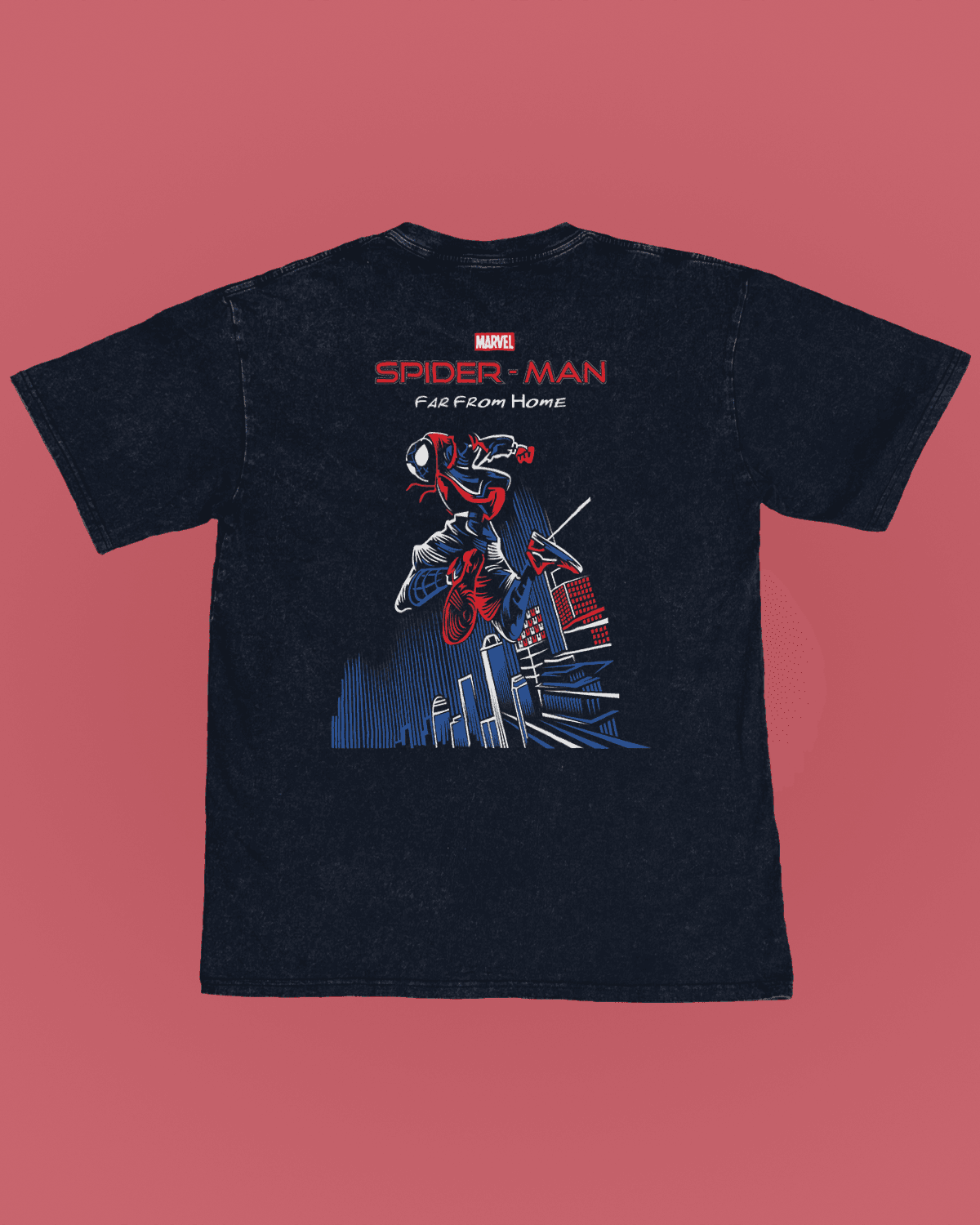 Spider Man-ის მაისური გრაფიკული პრინტით