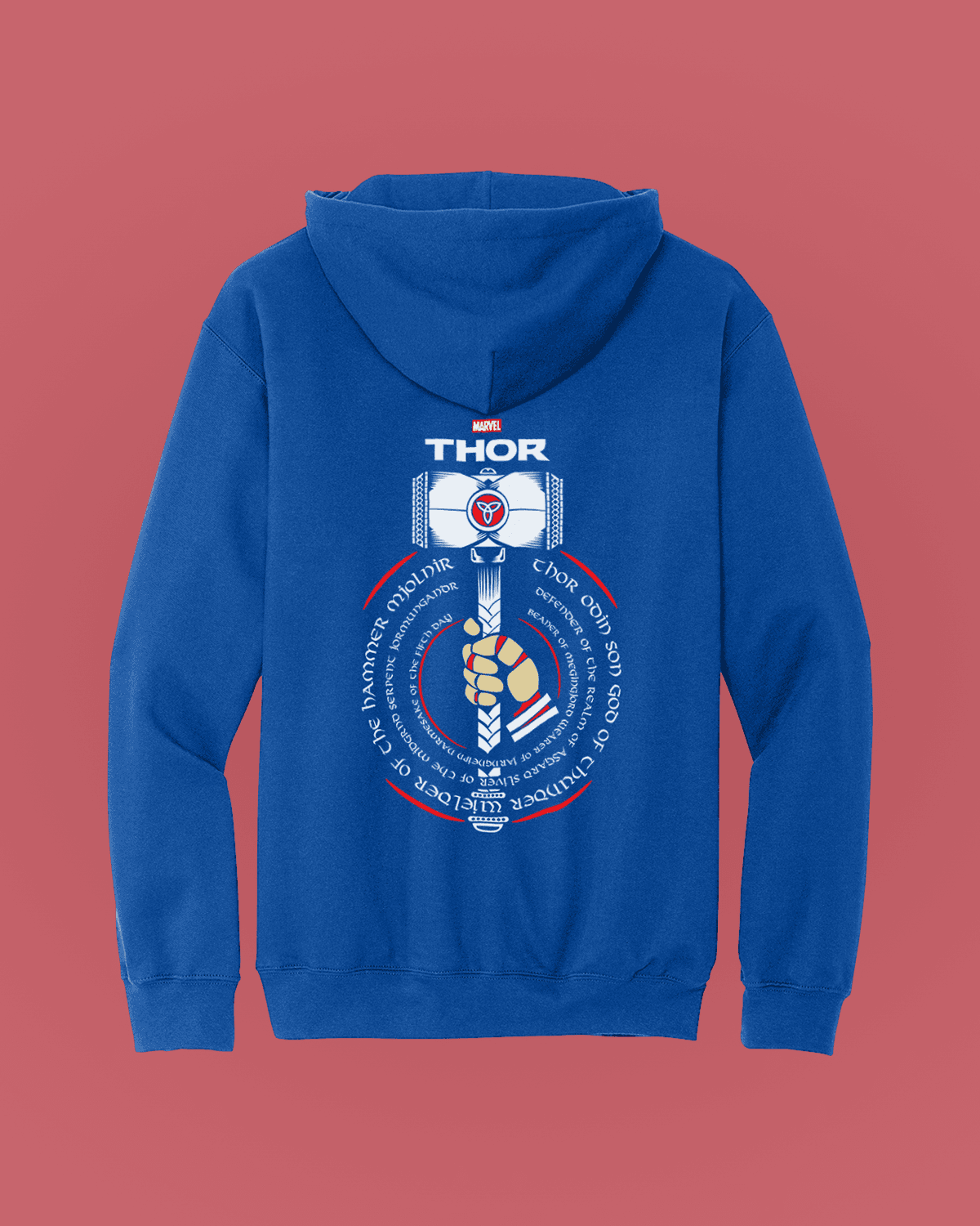 Thor-ის ჰუდი გრაფიკული პრინტით