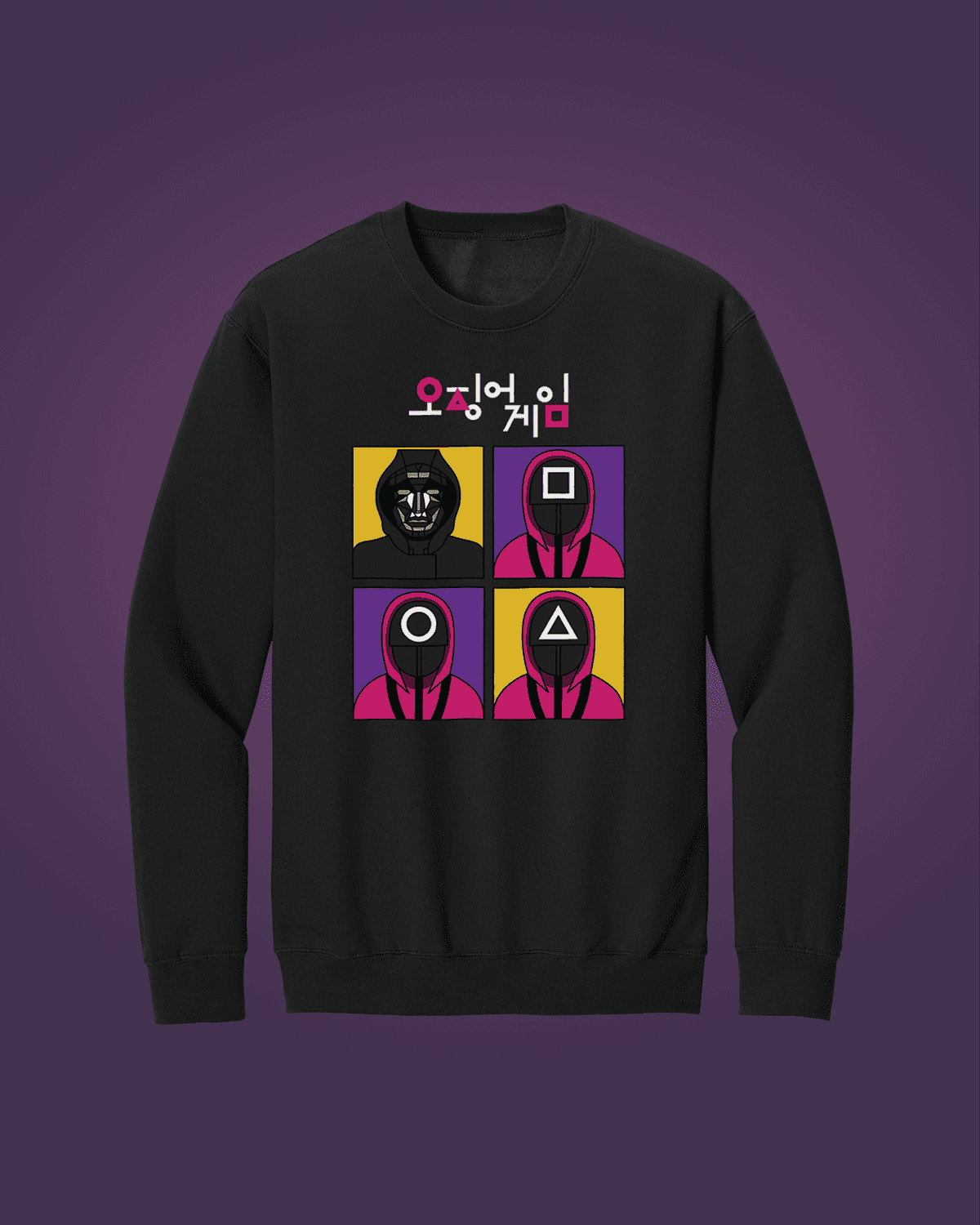 Squid Game-ის ჰუდი გრაფიკული პრინტით